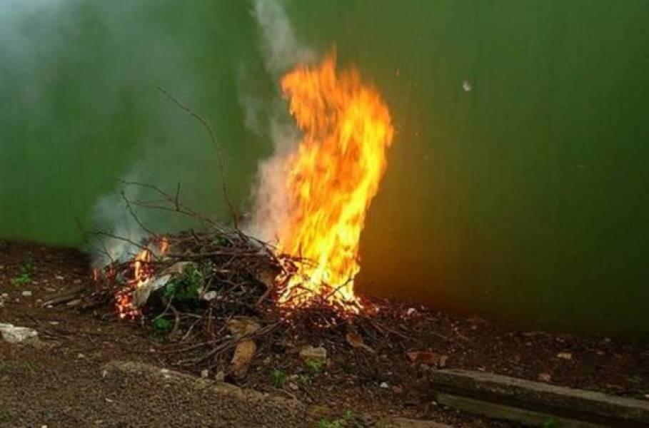Moradora de Apucarana aciona PM por incêndio recorrente em terreno vizinho