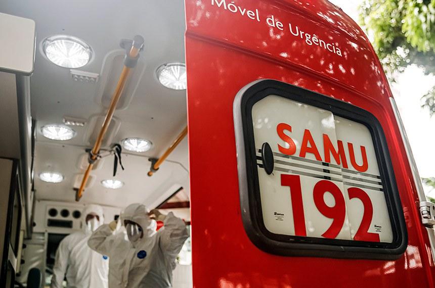 Mulher fica ferida em acidente no centro de São Pedro do Ivaí