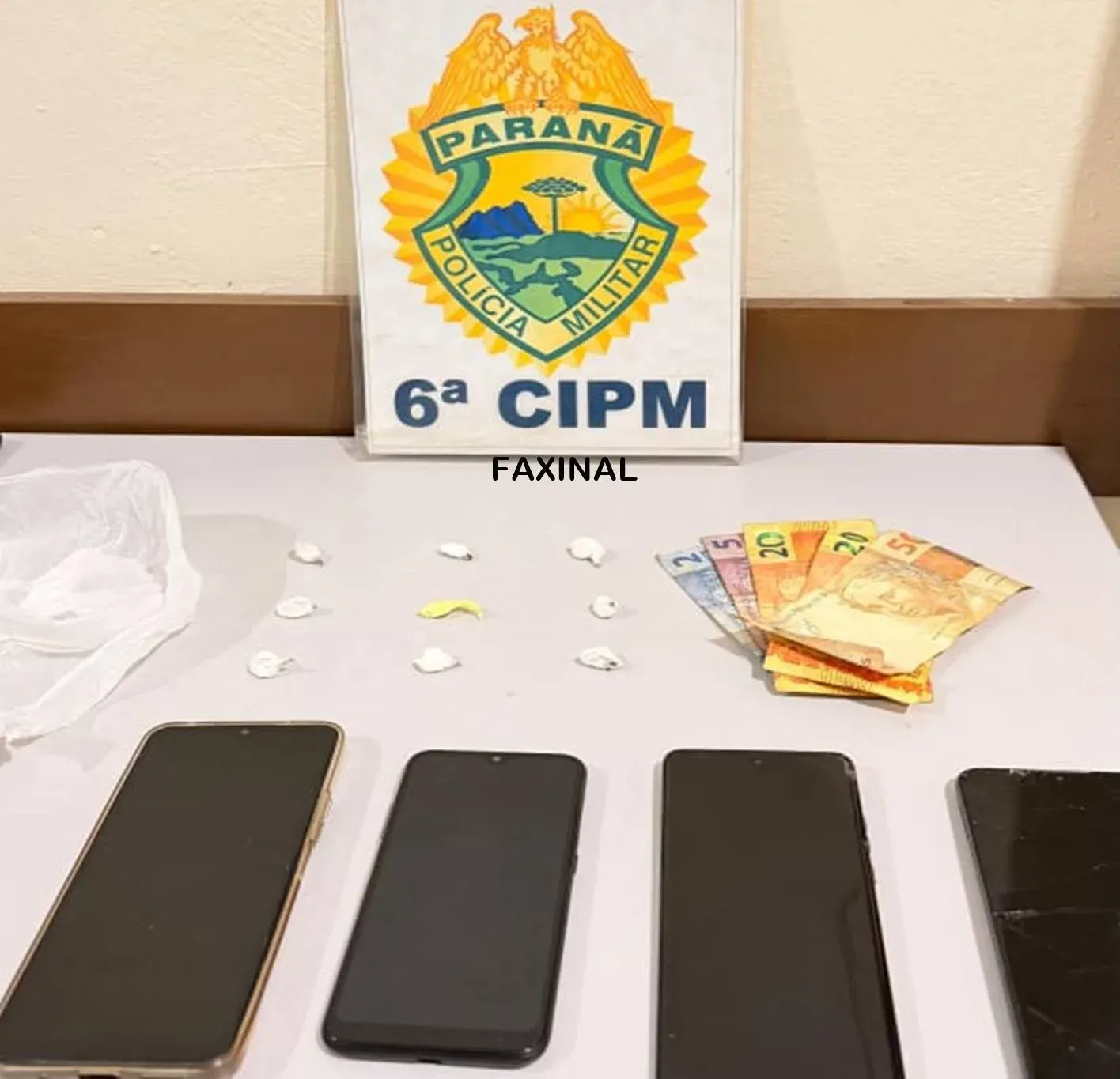 Polícia Militar prende acusado por tráfico no Conjunto Adram em Faxinal