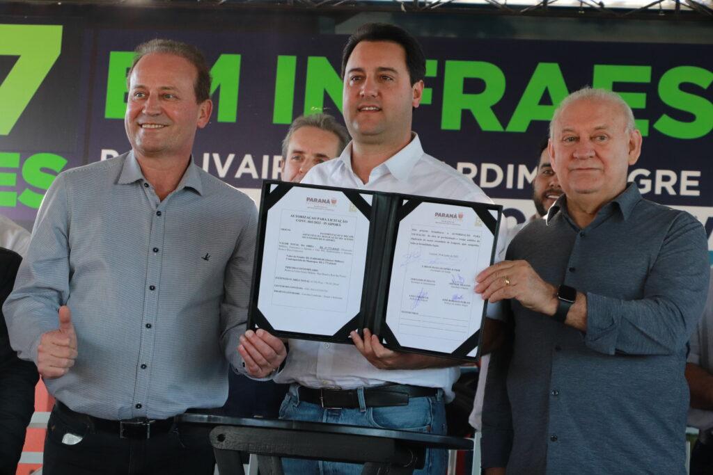 Prefeito de Ivaiporã anuncia visita de Ratinho Junior para inaugurações