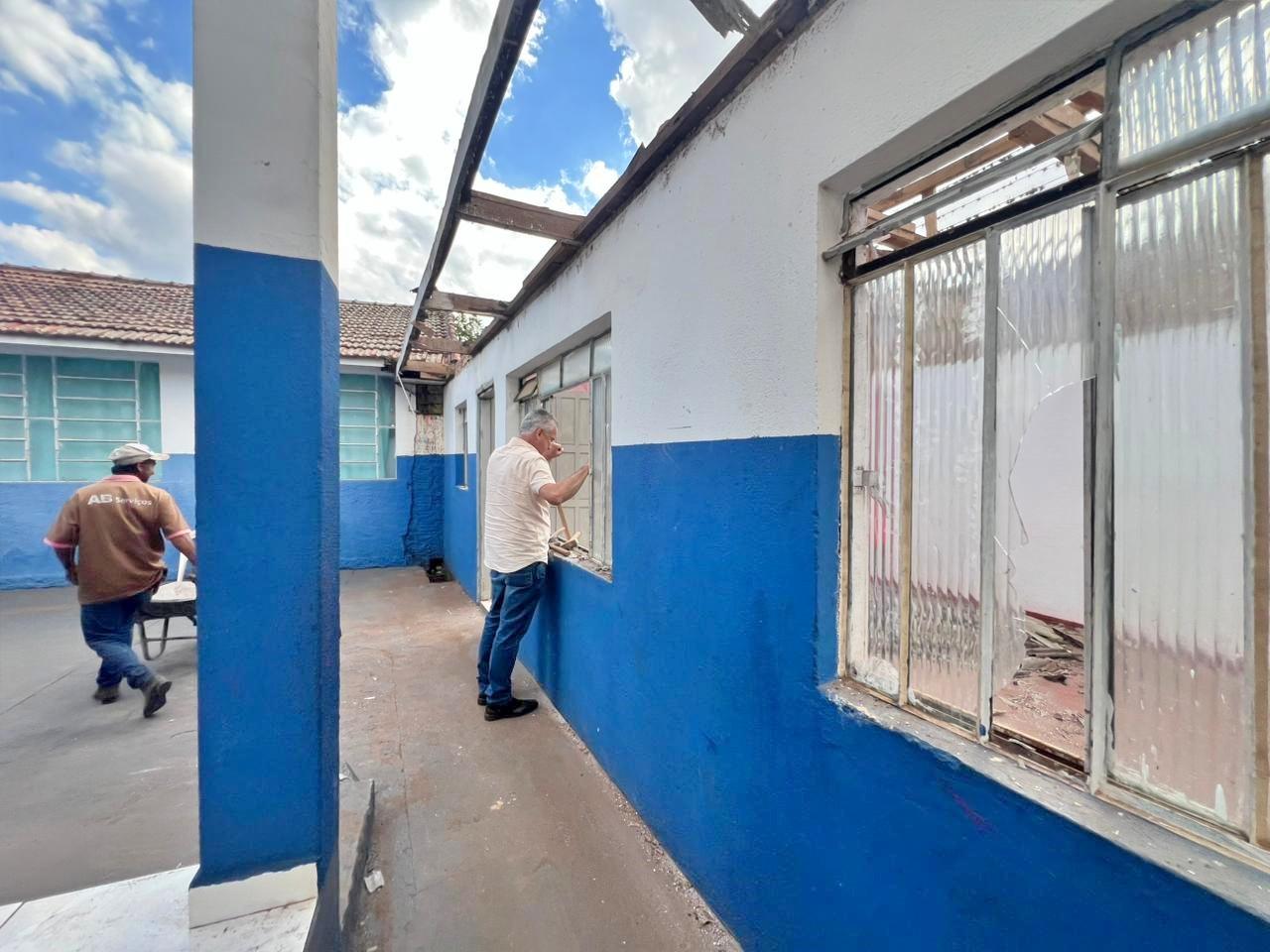 Prefeitura de Faxinal investe em melhorias na Escola Municipal Tancredo Neves