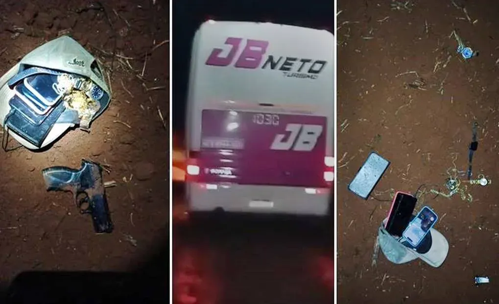 PRF frustra roubo a ônibus na BR-158 e prende suspeito em Campo Mourão