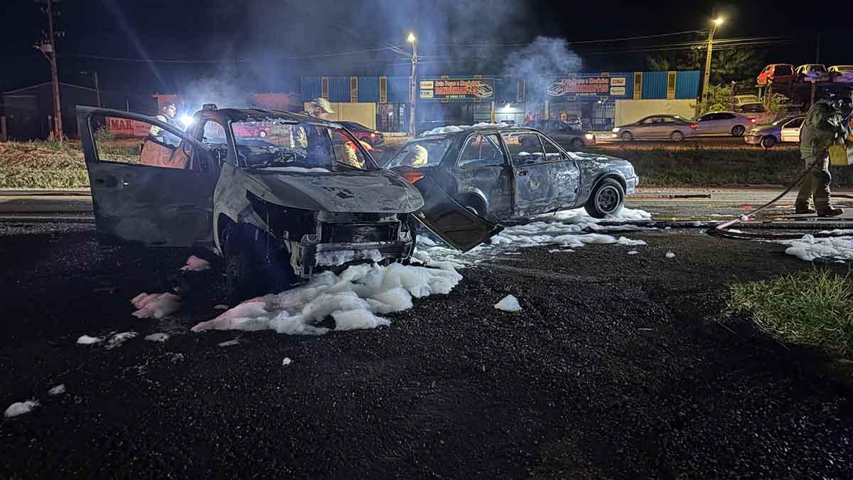 Acidente grave na PR-466 em Jardim Alegre deixa homem com 80% do corpo queimado