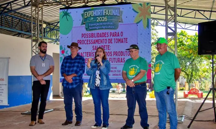 1ª ExpoHortiFaxinal tem início com foco no fortalecimento do agronegócio