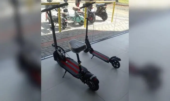 Apucarana registra furto qualificado de motonetas e patinete elétricos