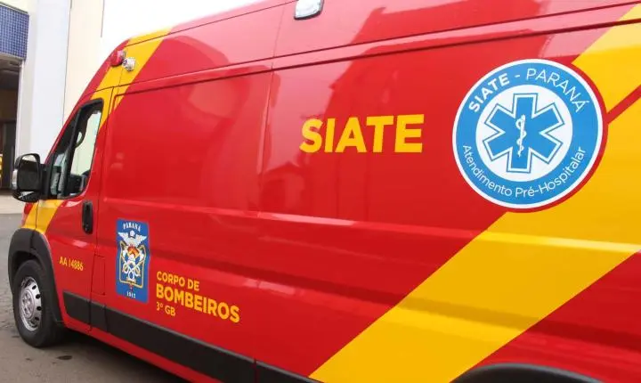 Homem de 57 anos cai de telhado durante limpeza e é resgatado pelos Bombeiros em Jardim Alegre