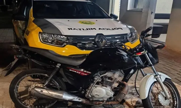 Homem embriagado causa tumulto e tem moto apreendida em Ivaiporã